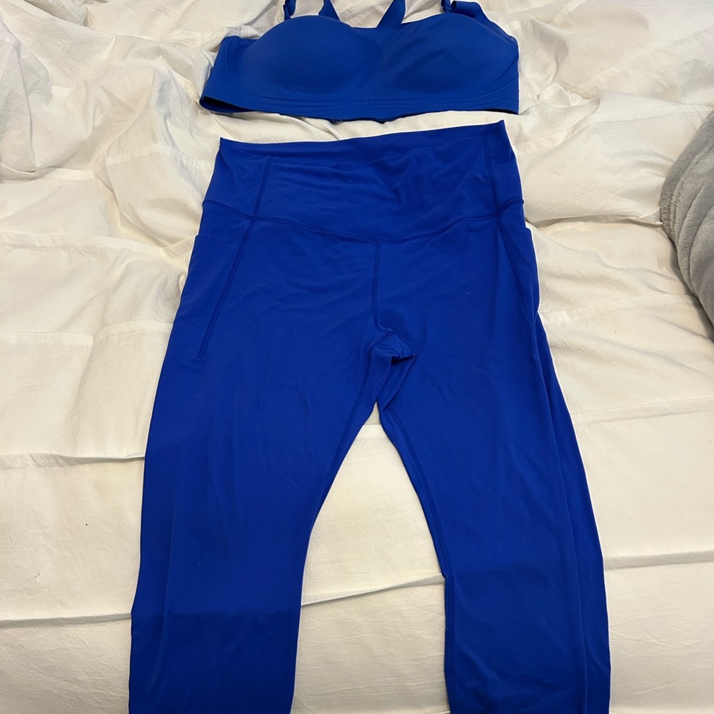 All in Motion Women's Vibrant Blue Leggings Set